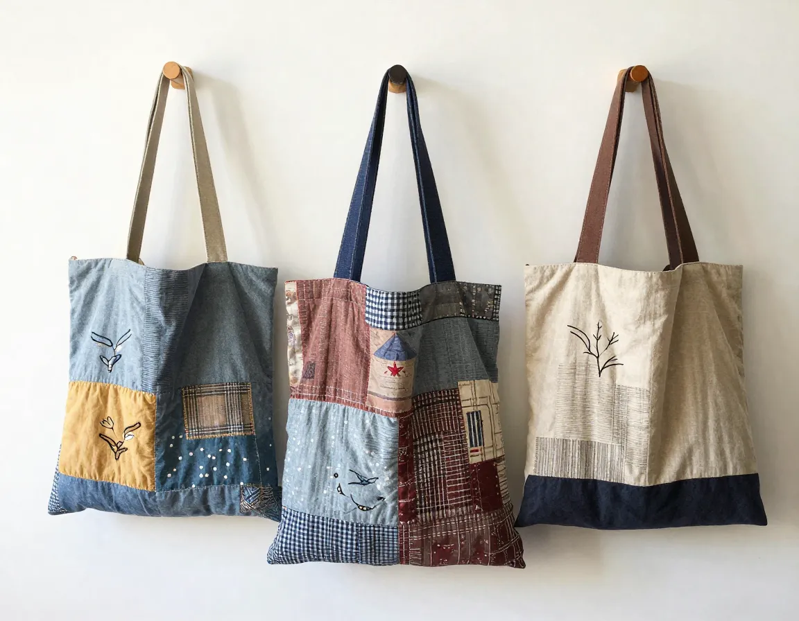 Handcrafted tote bag